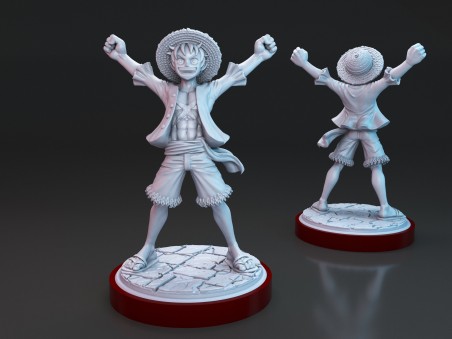 Luffy and Nami miniatures