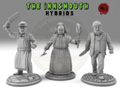 Las miniaturas de los Híbridos de Innsmouth Vol.1