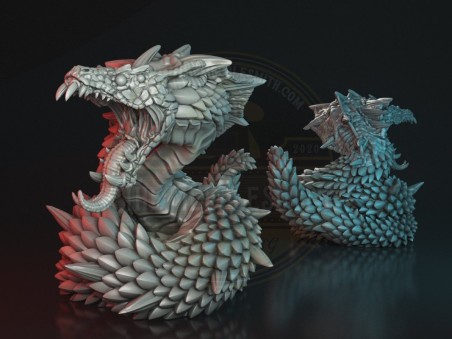 Arkham´s Basilisk miniature