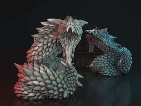 Arkham´s Basilisk miniature