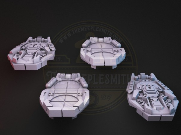 Módulos de Escape de la Nave Estelar Nemesis (pack de 4)