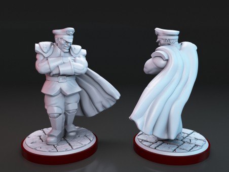 Tranka VS Mason fighting miniatures