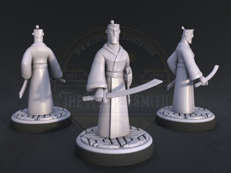 Samurai cartoon mini
