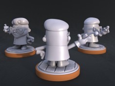 Miniatura de científico loco estilo cartoon 2