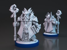 Miniaturas de Graloth el Druida y Grandharr el Berserker 2