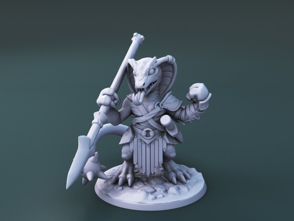 Criaturas Curiosas de Whimsy Isle. Miniatura "El Gladiador"