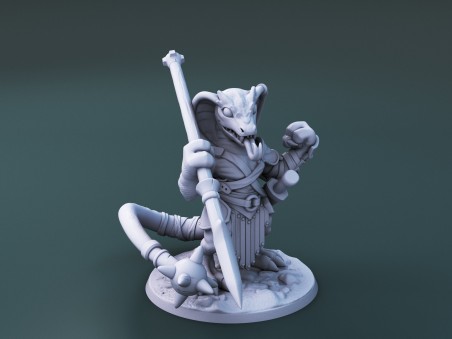 Curious Critters of Whimsy Isle. "The Gladiator" miniature