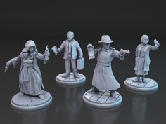 Miniaturas de Arkham - (Pack de 4 miniaturas)