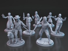 Miniaturas de Arkham - (Pack de 7 miniaturas)