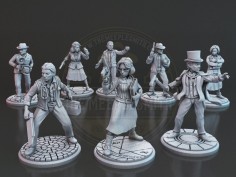 Investigadores de Mansiones Vol 1 (Pack de 8 miniaturas)