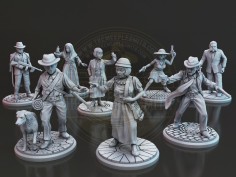 Investigadores de Mansiones Vol 2 (Pack de 8 miniaturas)