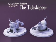 Criaturas Curiosas de Whimsy Isle. Miniatura "Familiar Tideskipper".
