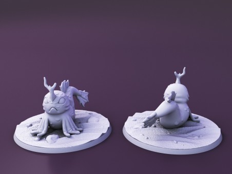 Curious Critters of Whimsy Isle. "Tideskipper Familiar" miniature