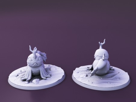 Curious Critters of Whimsy Isle. "Tideskipper Familiar" miniature