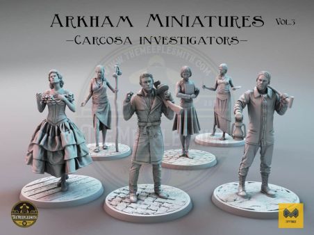 Arkham Miniatures Vol.3 "The Carcosa investigators"