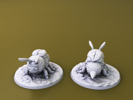 Curious Critters of Whimsy Isle. "The Bumblebuddy Familiar" miniature