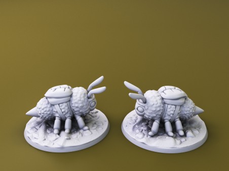 Curious Critters of Whimsy Isle. "The Bumblebuddy Familiar" miniature