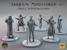 Arkham Miniatures Vol.8 "The Circle Investigators"