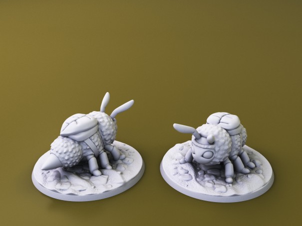Crítters Curiosos de la Isla de los Caprichos. Miniatura "El Familiar Zumbón"
