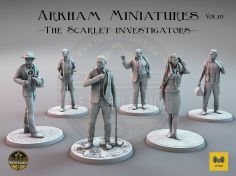 copy of Arkham Miniatures Vol.3 "The Carcosa investigators"