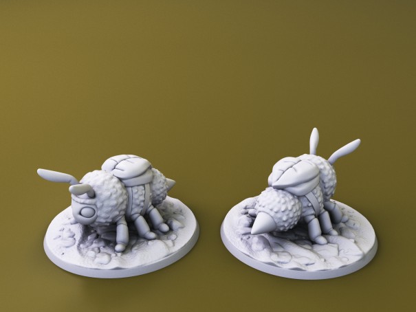 Crítters Curiosos de la Isla de los Caprichos. Miniatura "El Familiar Zumbón"
