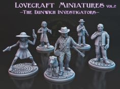 copy of Arkham Miniatures Vol.2 "The Dunwich Investigators"