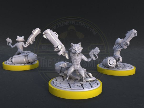 copy of Turtles Villains miniatures for tabletop and boardgames
