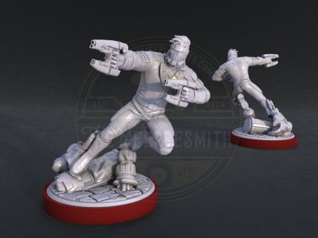 The Galactic Defenders miniatures