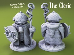 Criaturas Curiosas de la Isla de la Fantasía. Miniatura "El Clérigo"