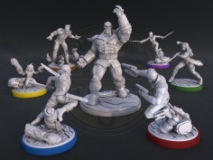 Las miniaturas de los Defensores Galácticos