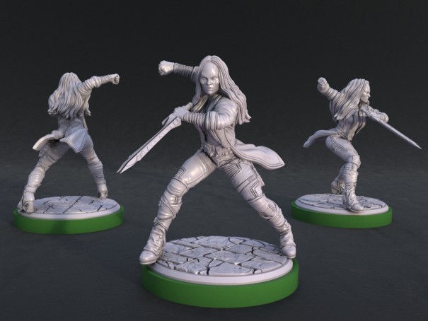 Las miniaturas de los Defensores Galácticos