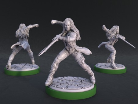 The Galactic Defenders miniatures