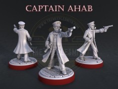 Unmatched: Capitán Nemo vs Capitán Ahab + aliado (pack de 3 unidades) 2