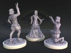 Aliadoss Unmatcheds: Actores para Shakespeare (pack de 3 miniaturas) 2