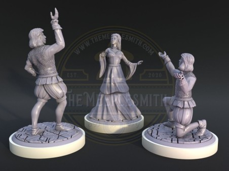 Unmatched sidekicks Actors for Shakespeare (pack of 3 minis)