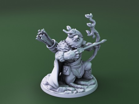 Curious Critters of Whimsy Isle. "The Ranger" miniature