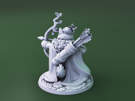 Curious Critters of Whimsy Isle. "The Ranger" miniature