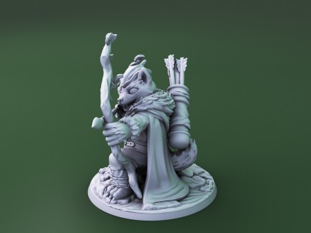 Curious Critters of Whimsy Isle. "The Ranger" miniature