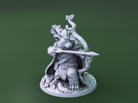 Curious Critters of Whimsy Isle. "The Ranger" miniature
