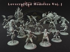 Lovecraftian Monsters Vol.1 – Recuerdos Reprimidos (Pack de 15 miniaturas)