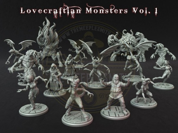 Lovecraftian Monsters Vol.1 – Recuerdos Reprimidos (Pack de 15 miniaturas)