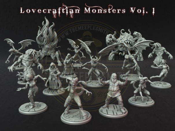 Lovecraftian Monsters Vol.1 (Pack of 15 minis)
