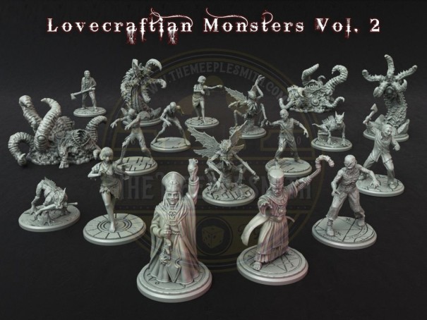 Lovecraftian Monsters Vol.2 – Pesadillas Recurrentes (Pack de 18 miniaturas)