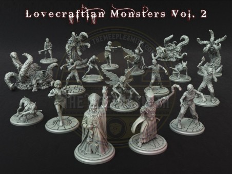 Lovecraftian Monsters Vol.2 – Pesadillas Recurrentes (Pack de 18 miniaturas)