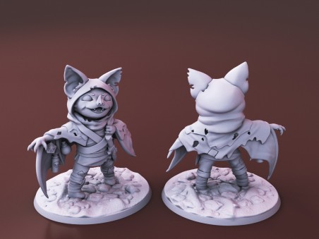 Curious Critters of Whimsy Isle. "The Rogue" miniature