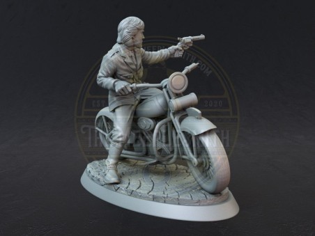 Chuck on bike miniature