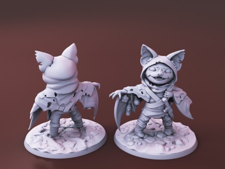 Curious Critters of Whimsy Isle. "The Rogue" miniature
