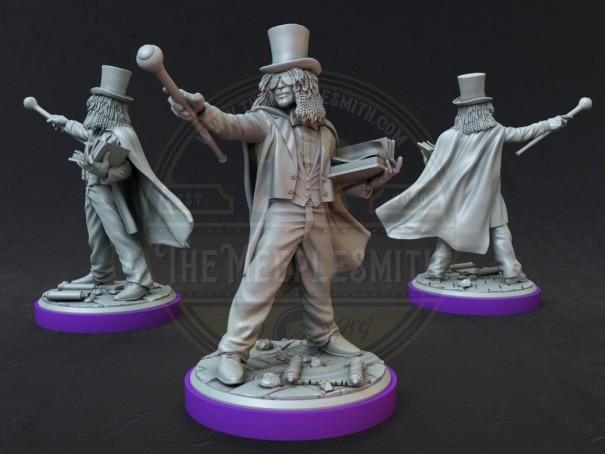 Slashed Drake "The Magician" miniature