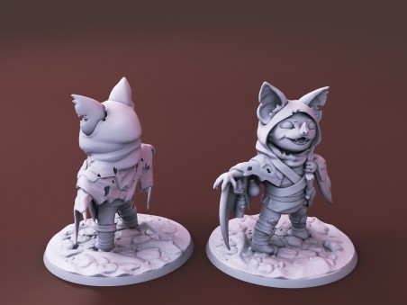 Curious Critters of Whimsy Isle. "The Rogue" miniature