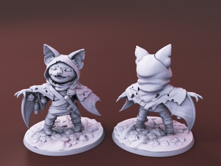 Curious Critters of Whimsy Isle. "The Rogue" miniature
